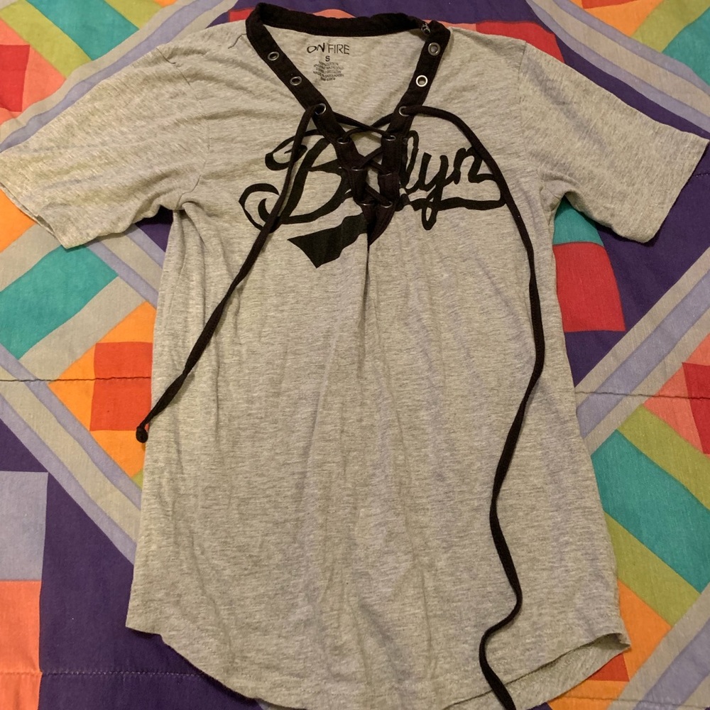 Brooklyn Lace up shirt